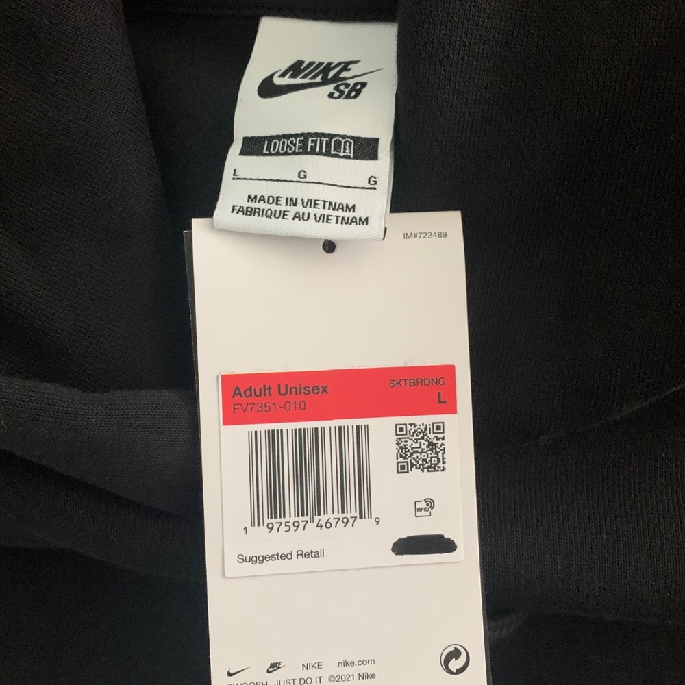 Nike fleece pullover skate unisex hoodie - Picture 6 of 10